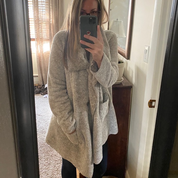 Soft Surroundings Sweaters - 💥Soft Surroundings fuzzy grey cardigan